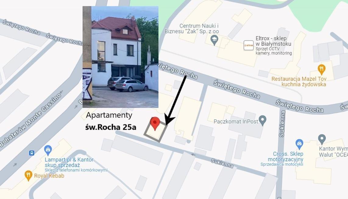 Apartamenty Sw.Rocha Białystok Buitenkant foto